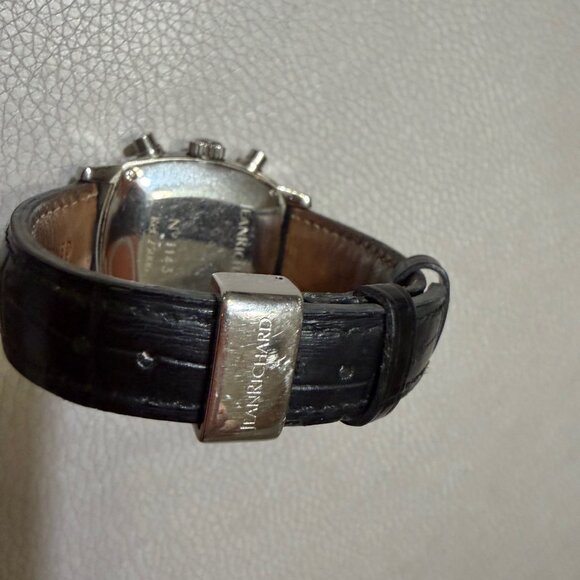 Jean Richard TV screen Chronograph Automatic Watch Purple Color 25mm Swiss Made - Picture 6 of 12